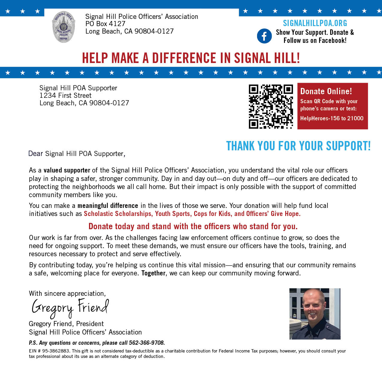 Donation Letter